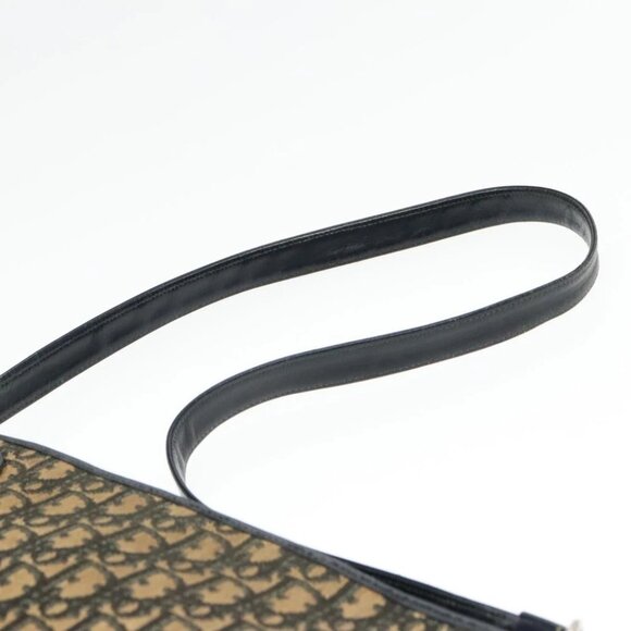 Christian Dior Trotter Canvas Shoulder Bag Navy Auth ep5987 - Picture 9 of 16